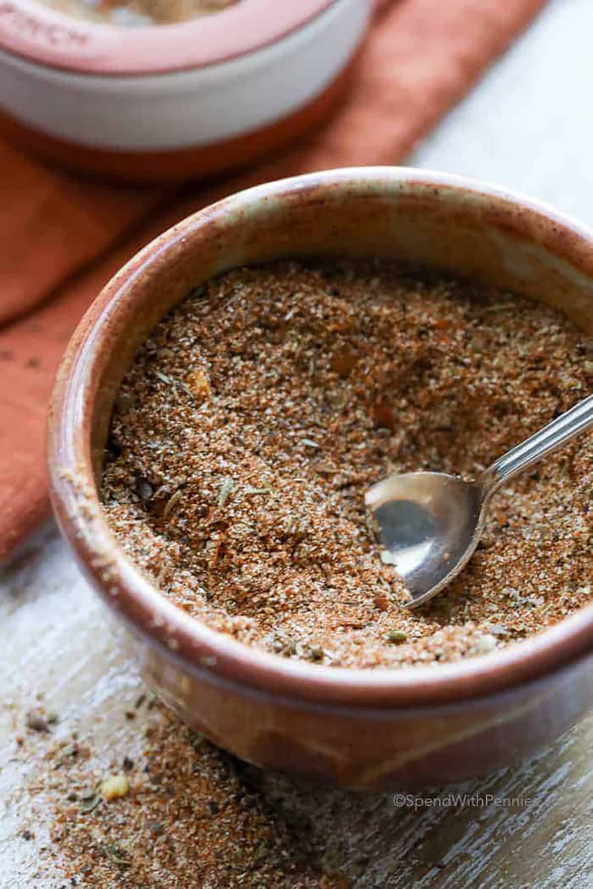 Cajun Seasoning in a bowl