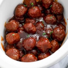 cooked Grape Jelly Meatballs