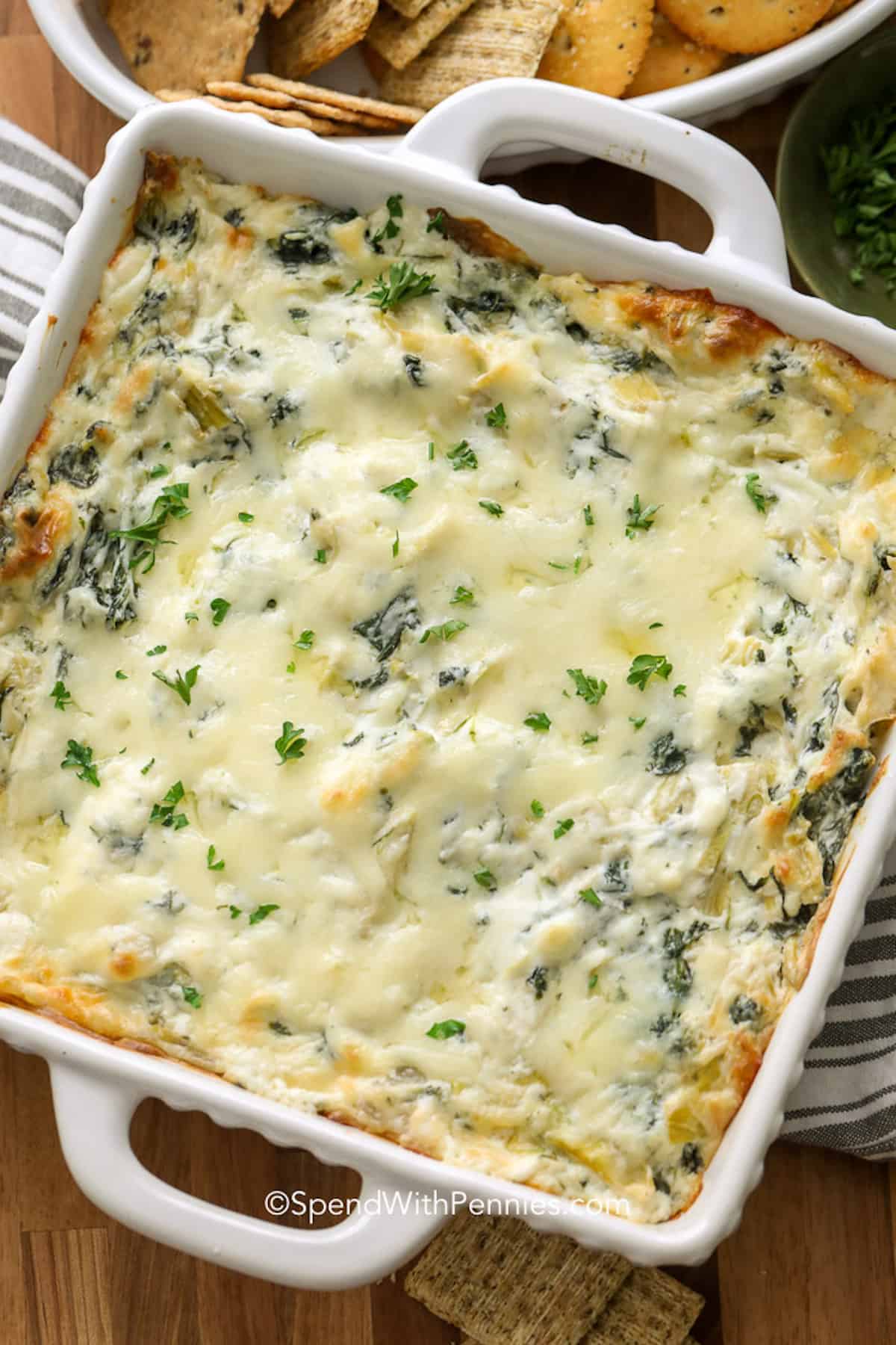 baked spinach artichoke dip