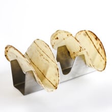 Taco Holder with white background